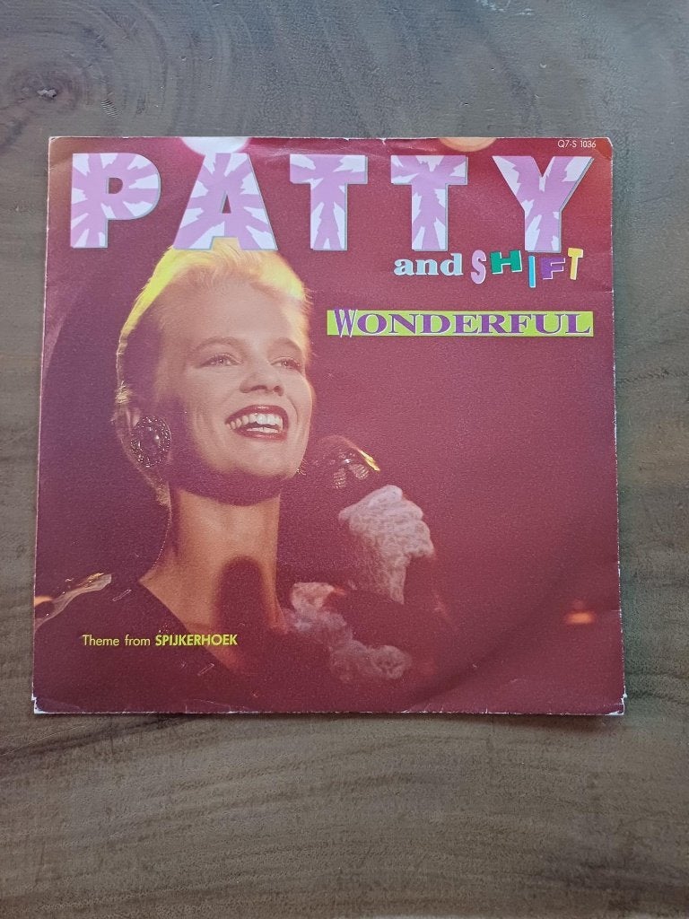 Patty and Shift - Wonderful - Single - Vinyl, Ophalen of Verzenden, Gebruikt, Pop