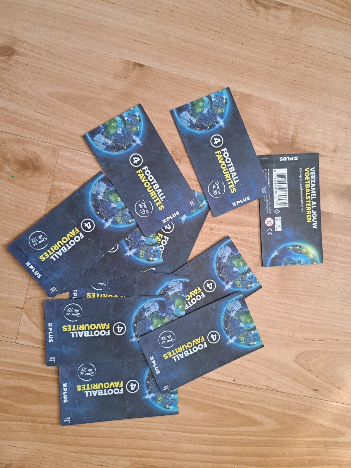 Plus Football Favourites Voetbalsterren Kaartjes, Verzamelen, Sportartikelen en Voetbal, Nieuw, Ophalen of Verzenden