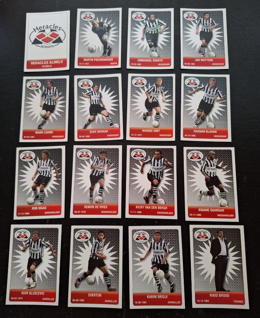 Complete set kaarten Heracles Almelo 2007-08, Ophalen of Verzenden, Zo goed als nieuw, Overige binnenlandse clubs, Poster, Plaatje of Sticker