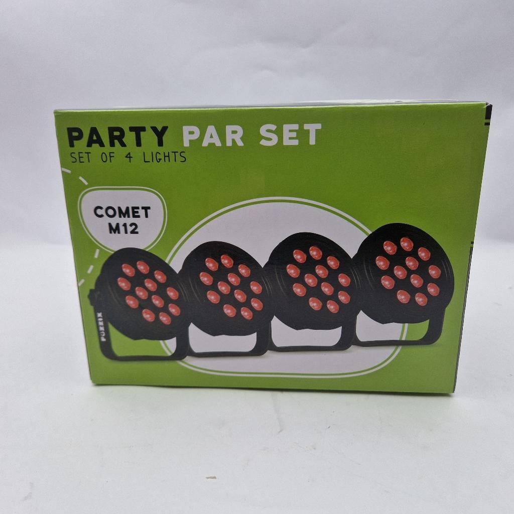 Comet M12 Party par set van 4 || Nu Voor Maar €59.99, Muziek en Instrumenten, Licht en Laser, Ophalen of Verzenden, Nieuw, Licht