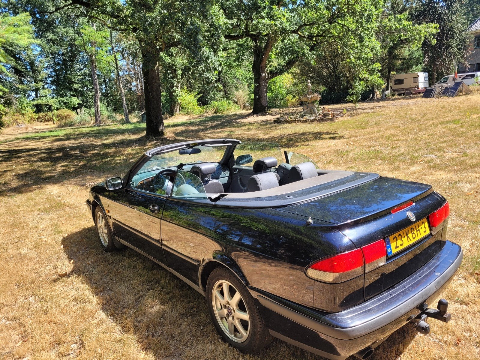 Saab 1999 Zwart, Auto's, 730 kg, Cabriolet, Zwart, 11 km/l