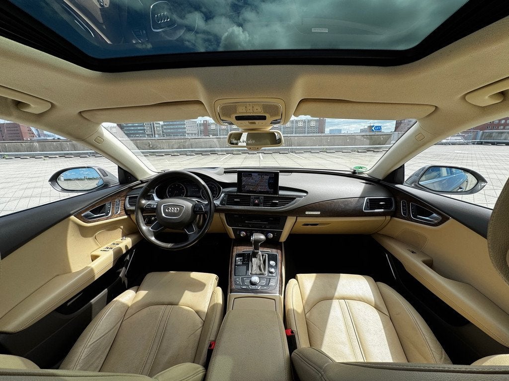 Audi A7 Sportback 3.0 TFSI quattro 310PK Pro Line Schuifdak, Auto's, Audi, Euro 5, Gebruikt, Beige, 2995 cc