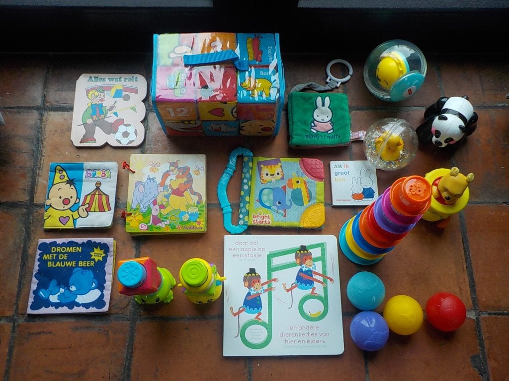 mooie verzameling speelgoed voor baby en peuter / cadeautip, Ophalen of Verzenden, Gebruikt, Overige typen, Met licht