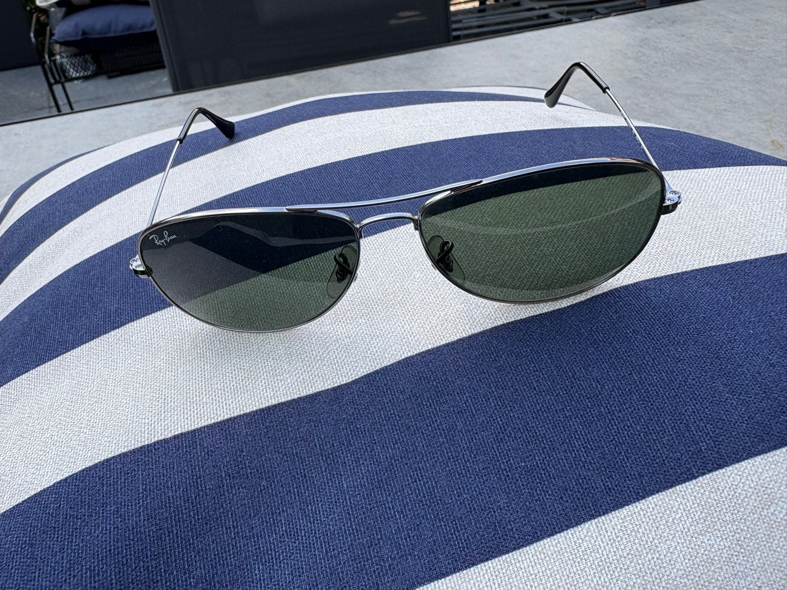 Ray-Ban Cockpit RB3449 Zonnebril, Sieraden, Tassen en Uiterlijk, Zonnebrillen en Brillen | Dames, Ophalen, Gebruikt, Zonnebril