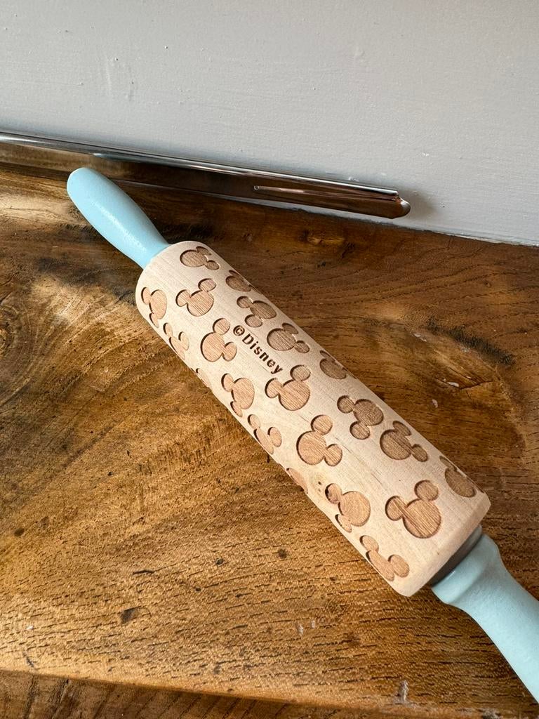 Mickey Mouse houten deegroller, Ophalen of Verzenden, Mickey Mouse, Zo goed als nieuw, Overige typen
