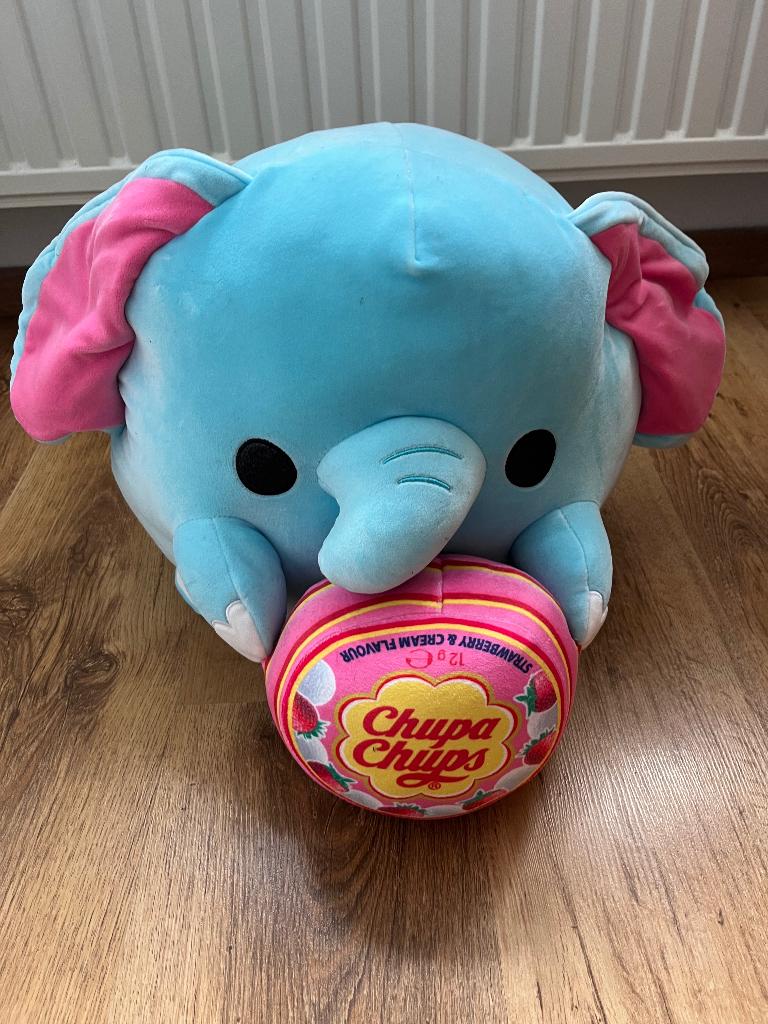 Squismallow olifant en beer, Kinderen en Baby's, Speelgoed | Knuffels en Pluche, Ophalen of Verzenden, Zo goed als nieuw, Overige typen