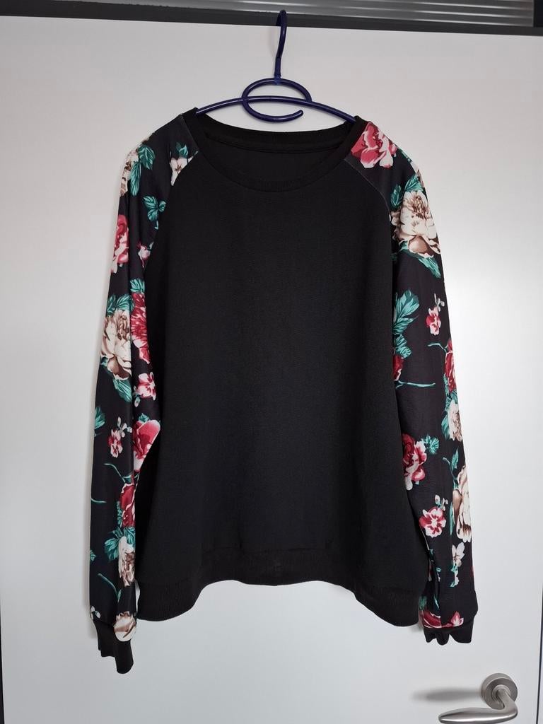 Leuk shirt maat XXL Shein, Kleding | Dames, Zwart, Ophalen of Verzenden, Zo goed als nieuw, Lange mouw