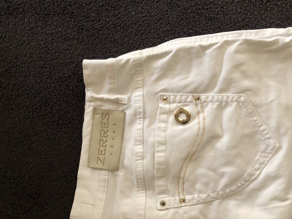 Zerres broek maat 44 wit, Wit, Maat 42/44 (L), Ophalen of Verzenden, Driekwart