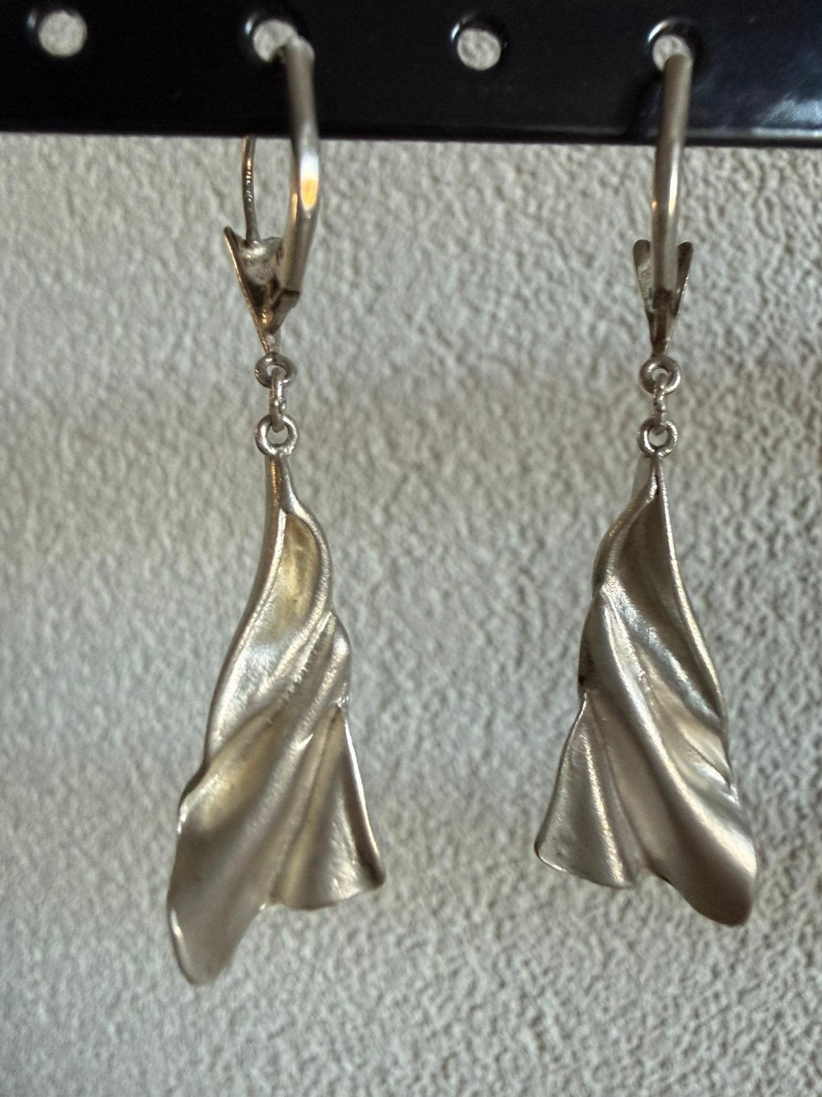 H169/Zilveren Vintage FRANS BREUNING parel oorbellen, Sieraden, Tassen en Uiterlijk, Oorbellen, Gebruikt, Verzenden, X, Zilver