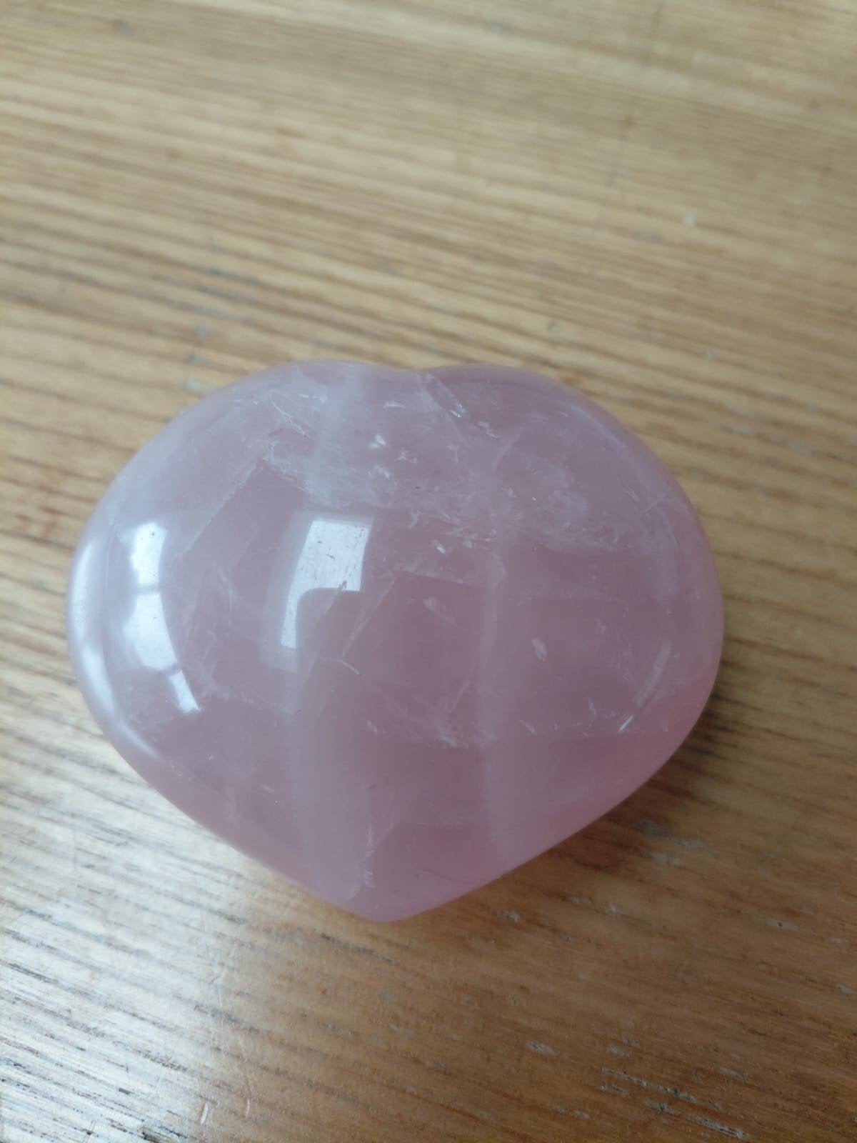 XXL rozenkwarts hart carving edelsteen, Ophalen, Mineraal