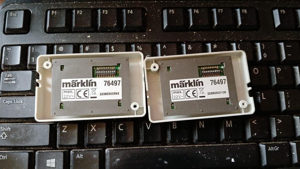 Marklin 76497 decoders, Ophalen, Zo goed als nieuw, Märklin, Transformator of Voeding