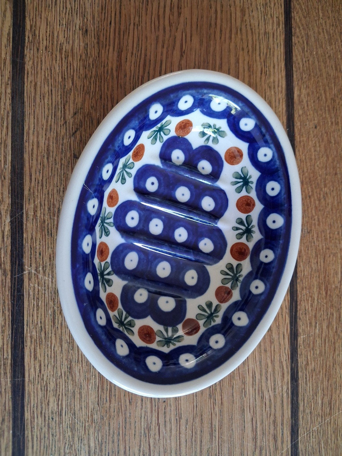 Zeepschaal bunzlau Boleslawiec als nieuw, Huis en Inrichting, Keuken | Servies, Overige merken, Keramiek, Overige typen, Ophalen of Verzenden