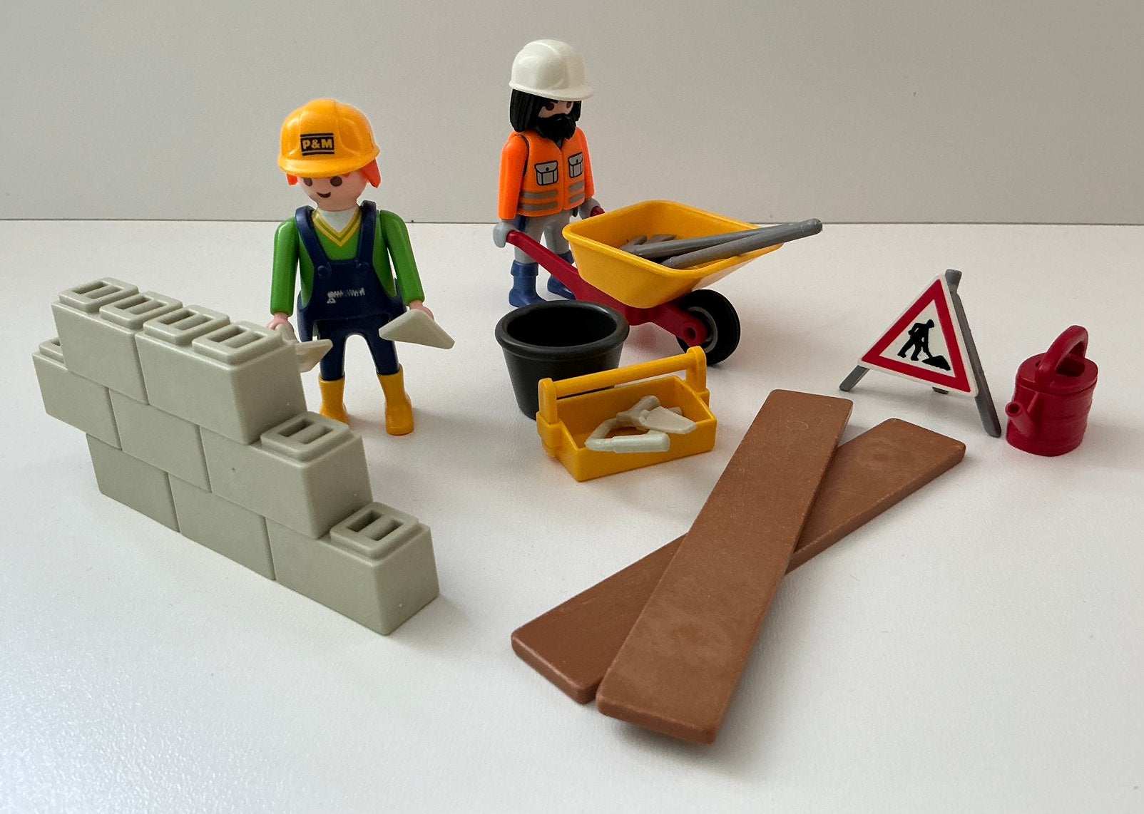 Playmobil op de bouwplaats, Ophalen of Verzenden, Gebruikt, Losse onderdelen