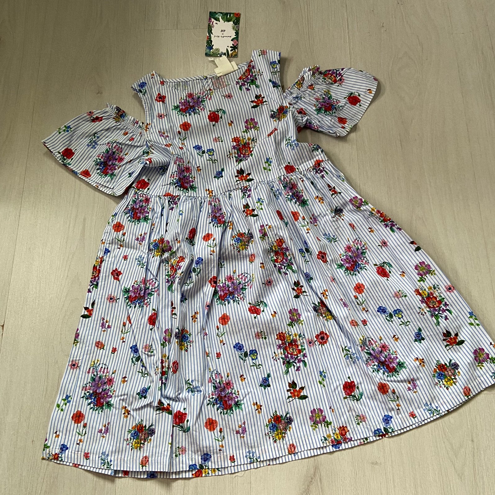 NIEUW Nathalie L’éte x H&M zomer jurk mt 134, Verzenden, Nieuw, Meisje, Jurk of Rok