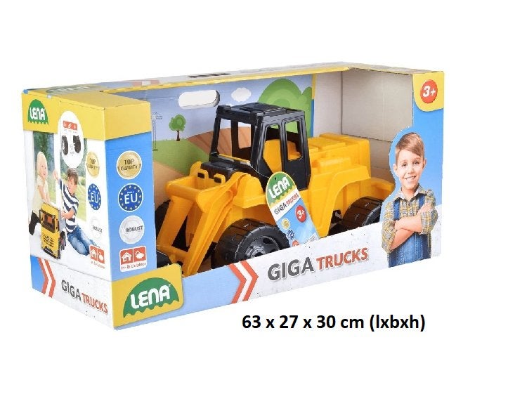 Lena GIGA TRUCKS - Graafmachine - 63 x 27 x 30 cm - NIEUW, Ophalen of Verzenden, Nieuw