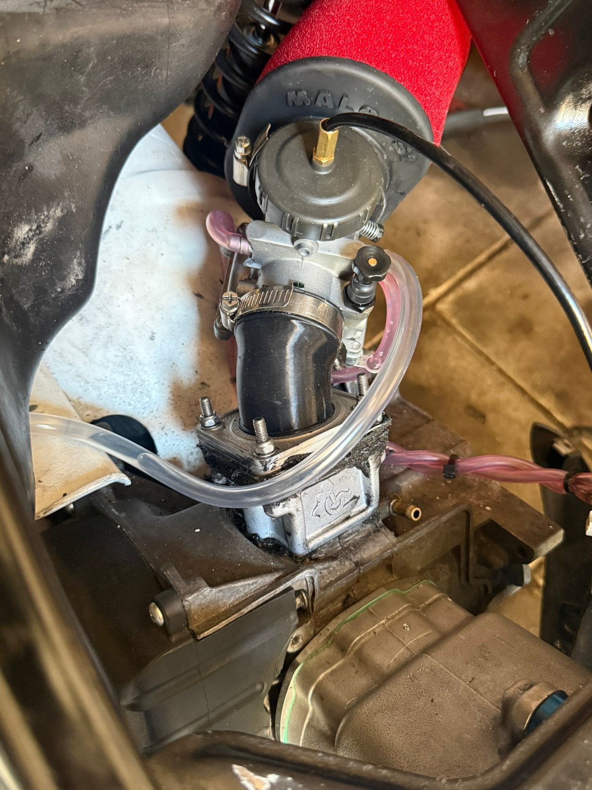 Volledige Piaggio 180cc inlaat set, Ophalen, Zo goed als nieuw, Uitlaat