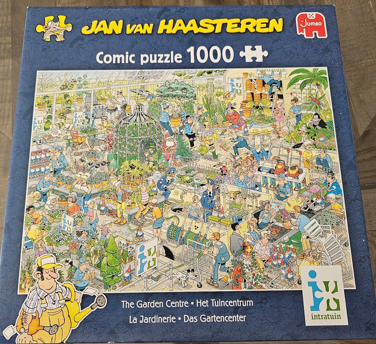 Jan van Haasteren Het Tuincentrum puzzel 1000 stukjes, Ophalen, 500 t/m 1500 stukjes, Zo goed als nieuw, Legpuzzel
