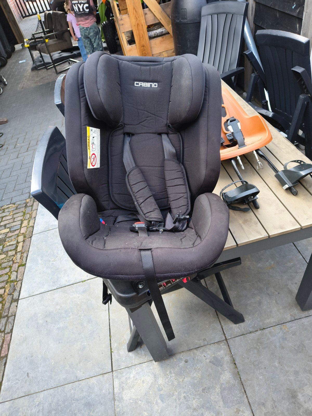 Cabino 360 graden autostoel met Isofix, Overige merken, Autogordel of Isofix, Gebruikt, Afneembare rugleuning