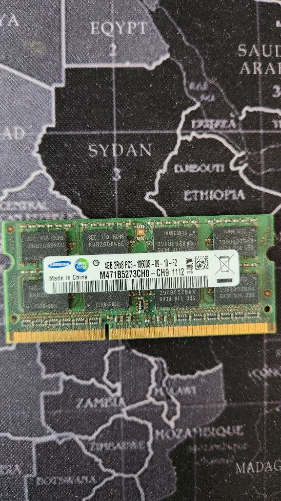 Samsung 4GB DDR3 1333MHz RAM Laptopgeheugen SODIMM RAM, Gebruikt, DDR3, Ophalen of Verzenden, Laptop