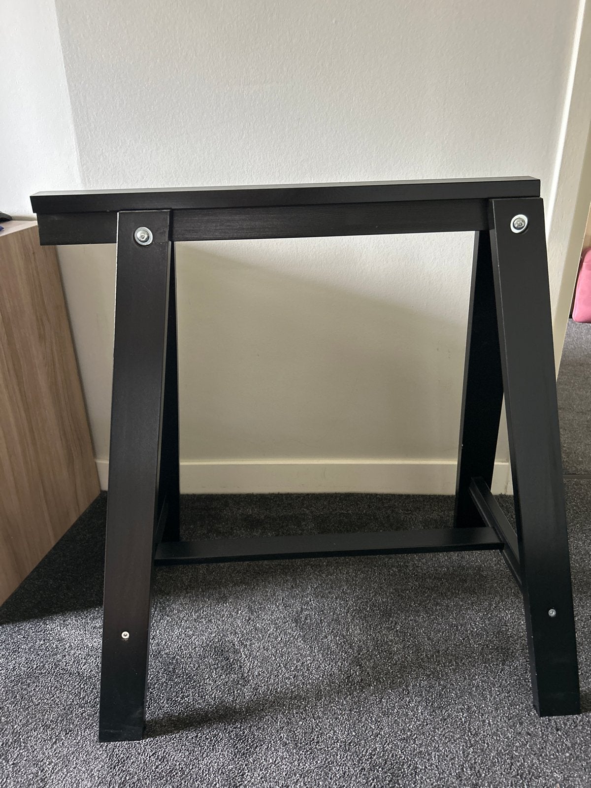 IKEA schraag / bureau onderstel (0.70 hoog, 0.60 diep), Ophalen, Gebruikt, Hout, IKEA