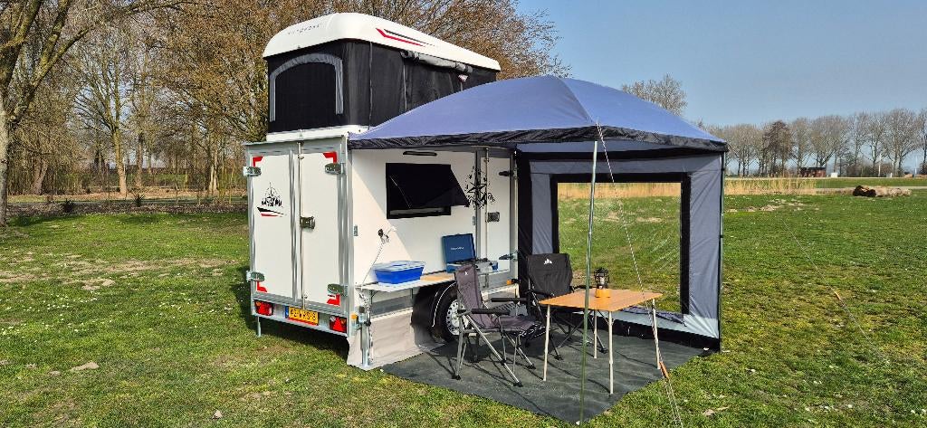 mini caravan motor fietsen transporter hardtop daktent, Ophalen, Nieuw