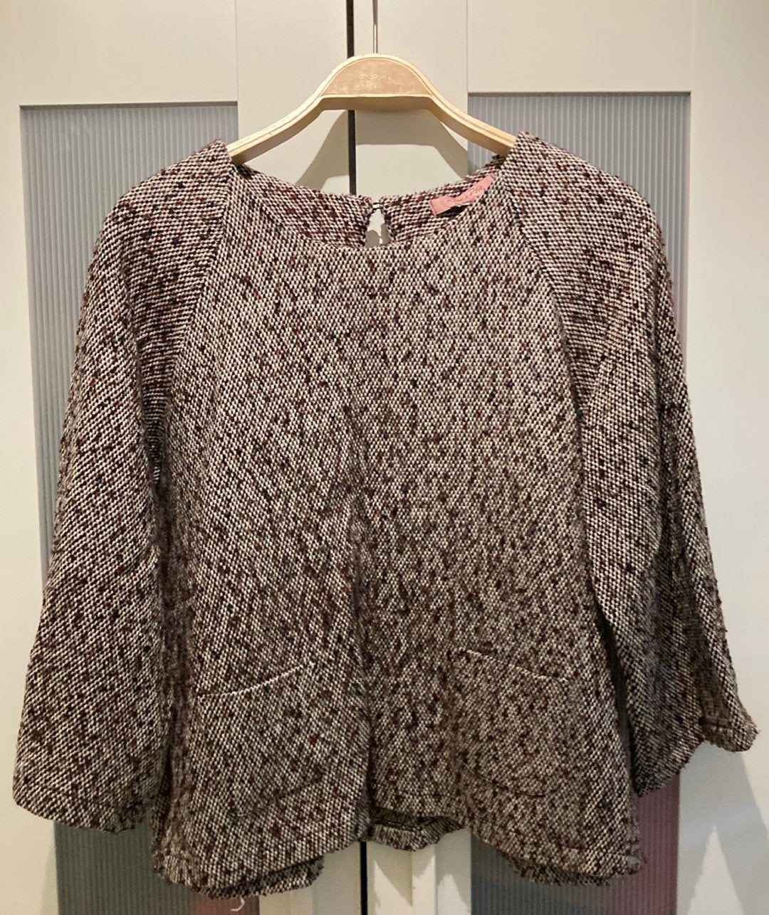 Prachtig gewoven wolmix trui, XL, kwaliteit merk Rosé a pois, Ophalen of Verzenden, Zo goed als nieuw, Maat 46/48 (XL) of groter