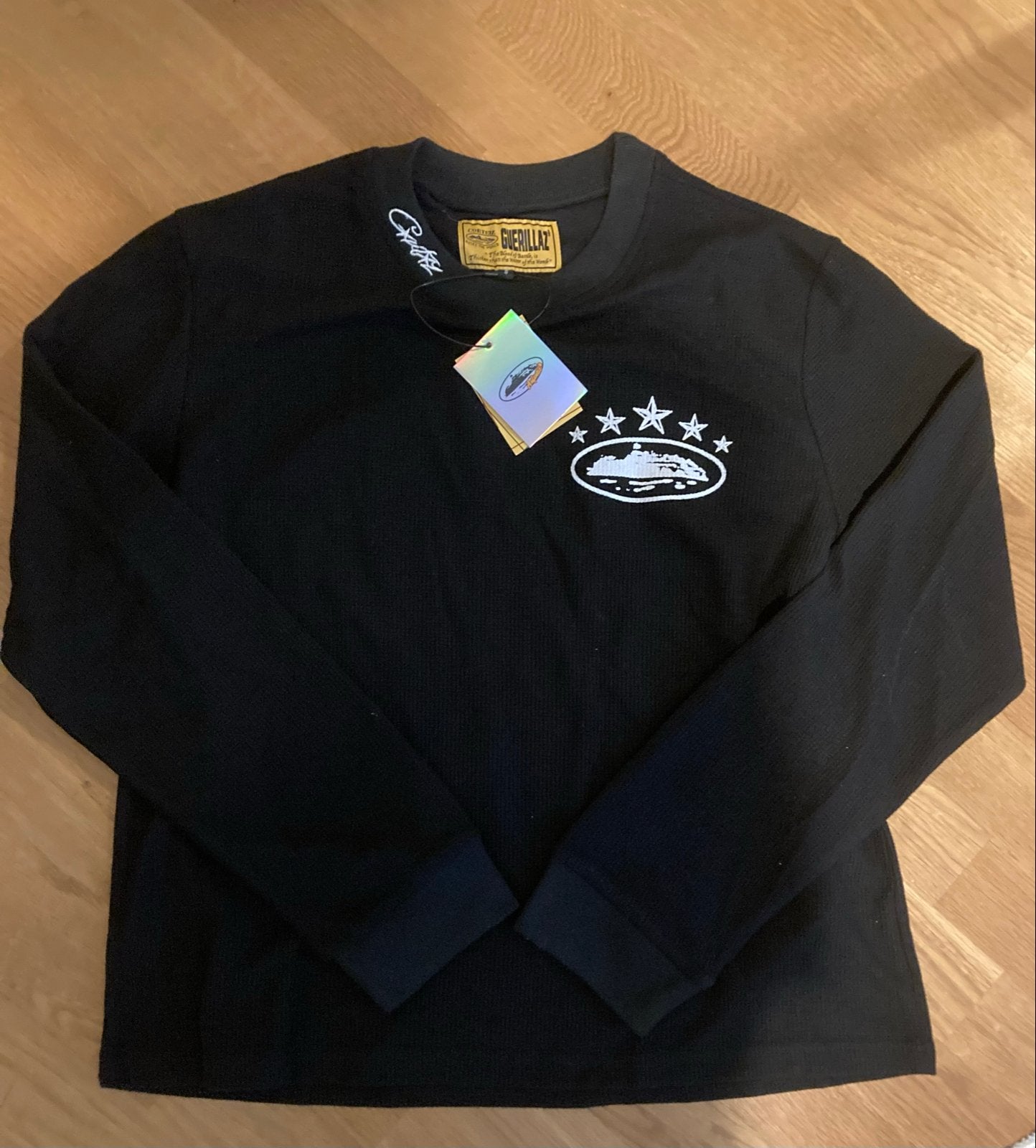 Corteiz Longsleeve Zwart Maat S Nieuw met kaartjes, Ophalen of Verzenden, Nieuw, Maat 46 (S) of kleiner, Zwart