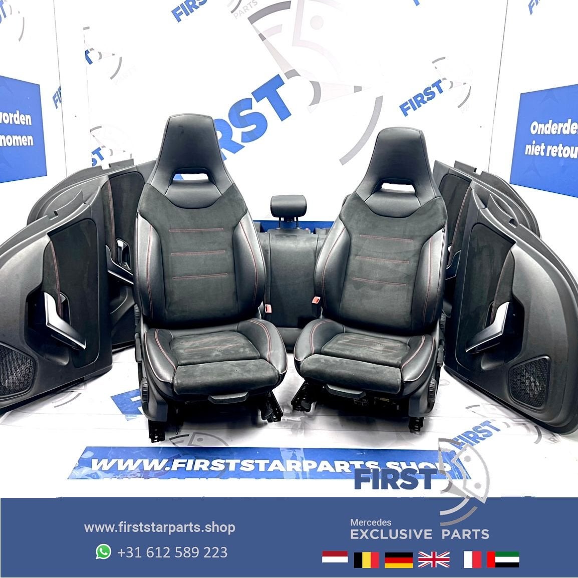 W177 A KLASSE 2023 A35 AMG INTERIEUR BEKLEDING SET STOELEN C, Gebruikt, -, Ophalen of Verzenden, -