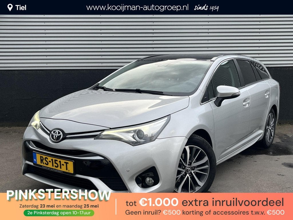 Toyota Avensis Touring Sports 1.8 VVT-i Executive Automaat,, Euro 6, 4 cilinders, Leder, 1600 kg