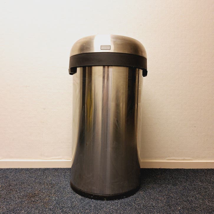 Simplehuman Afvalemmer / Prullenbak | 60L | RVS