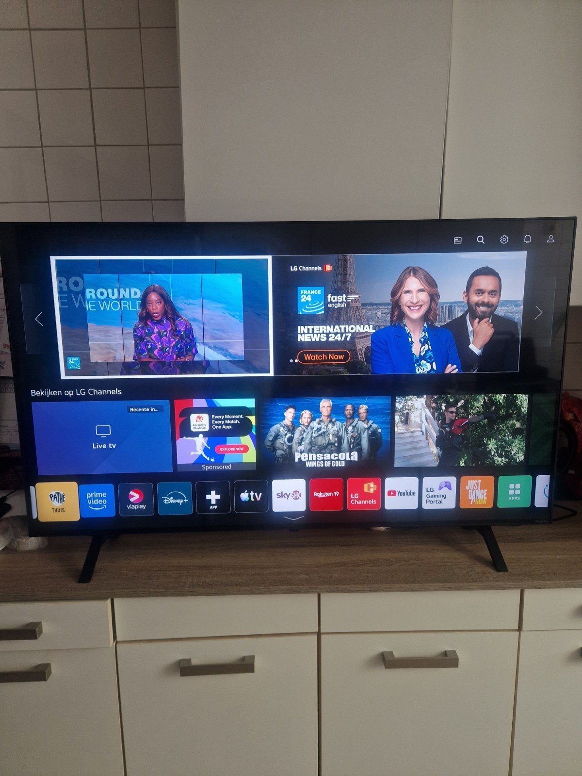 LG SMART TV NANOCELL WIFI 55 INCH APPS BLUETOOTH 4K UHD, Audio, Tv en Foto, Televisies, 50 Hz, Ophalen of Verzenden, Zo goed als nieuw