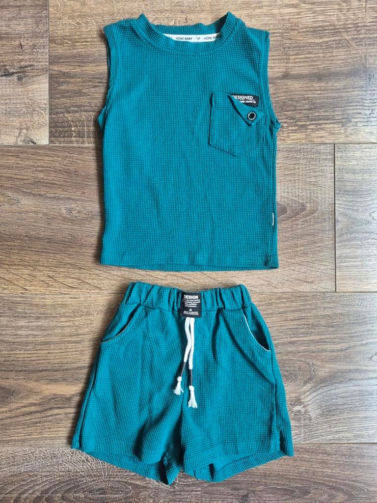 Zomer set setje korte broek shorts met top tanktop 110, Ophalen of Verzenden, Nieuw, Jongen, Setje