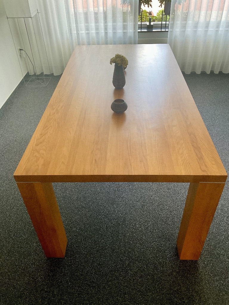Eikenhouten tafel - Joop van Arnhem Art of Living, Ophalen, Gebruikt, Eikenhout, 200 cm of meer
