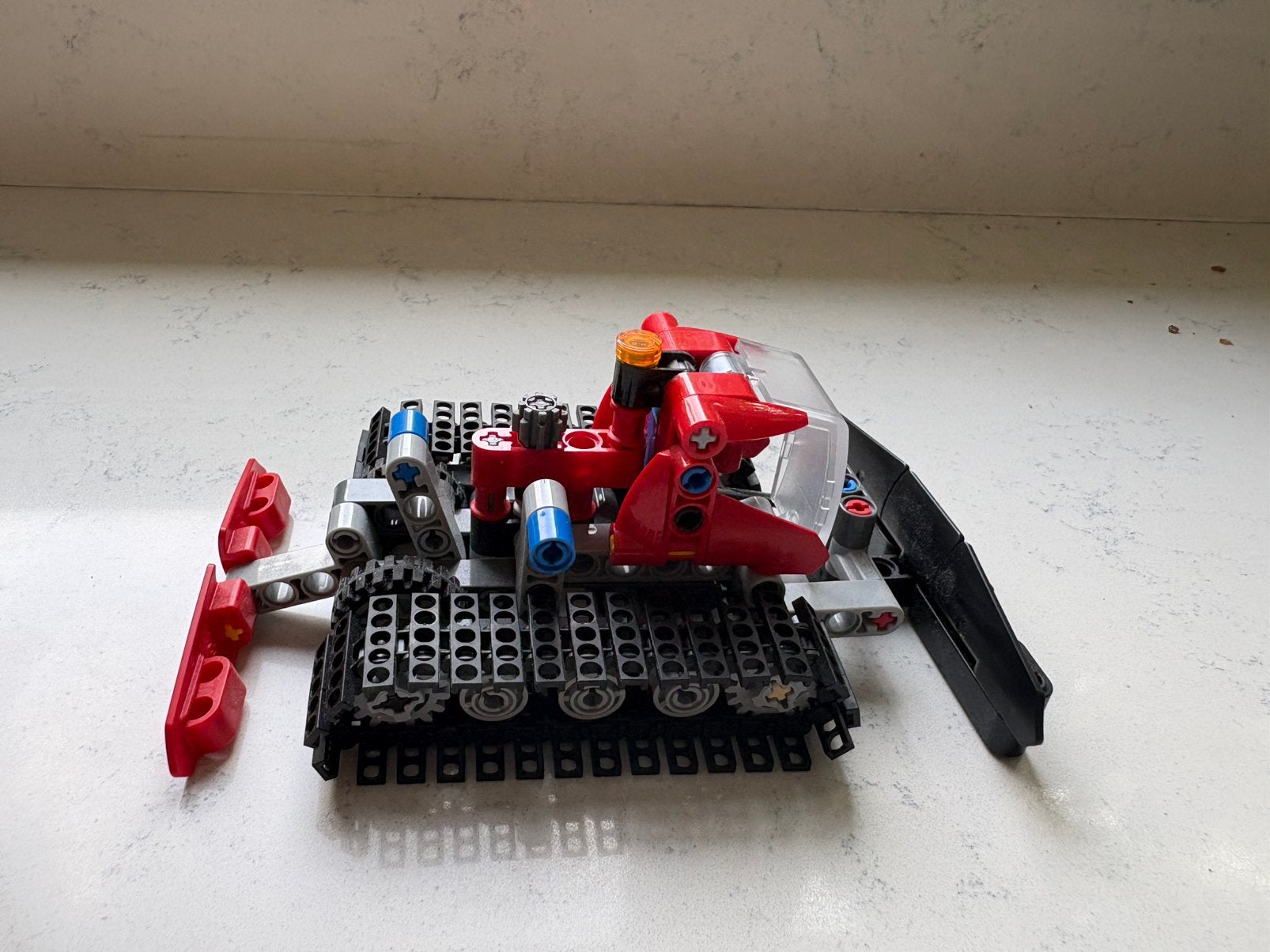 Lego technic sneeuwschuiver | compleet | set 42148, Kinderen en Baby's, Lego, Ophalen of Verzenden, Zo goed als nieuw, Technic