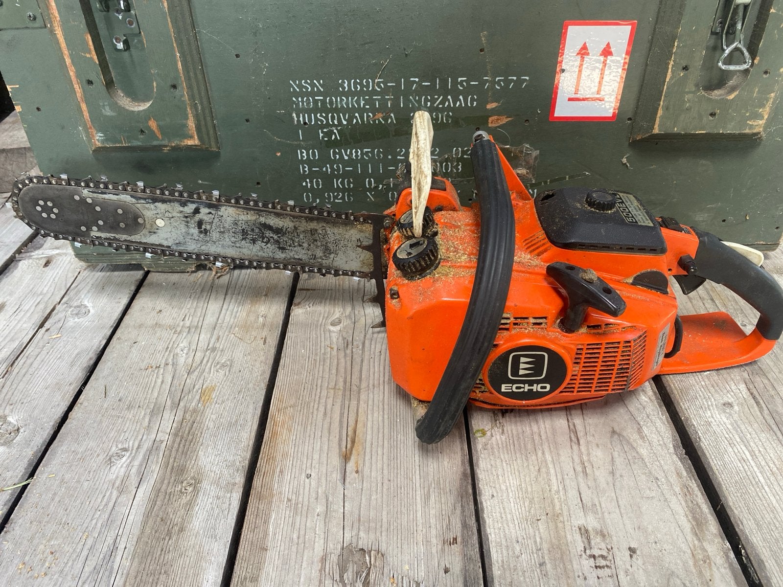 Echo 500EVL Kettingzaag - Krachtig en Betrouwbaar, Doe-het-zelf en Verbouw, Gereedschap | Zaagmachines, Ophalen, Gebruikt, 70 mm of meer