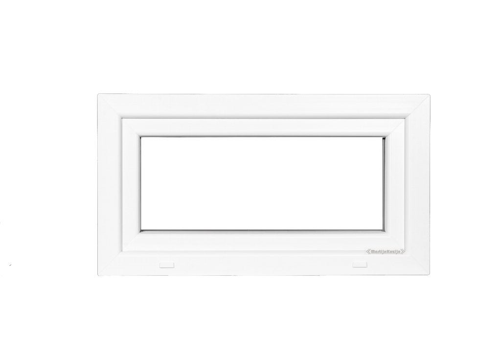 Kunststof Kozijn Kiep  B80 H50cm Wit, Niet ingevuld, Kunststof, Raamkozijn, Niet ingevuld