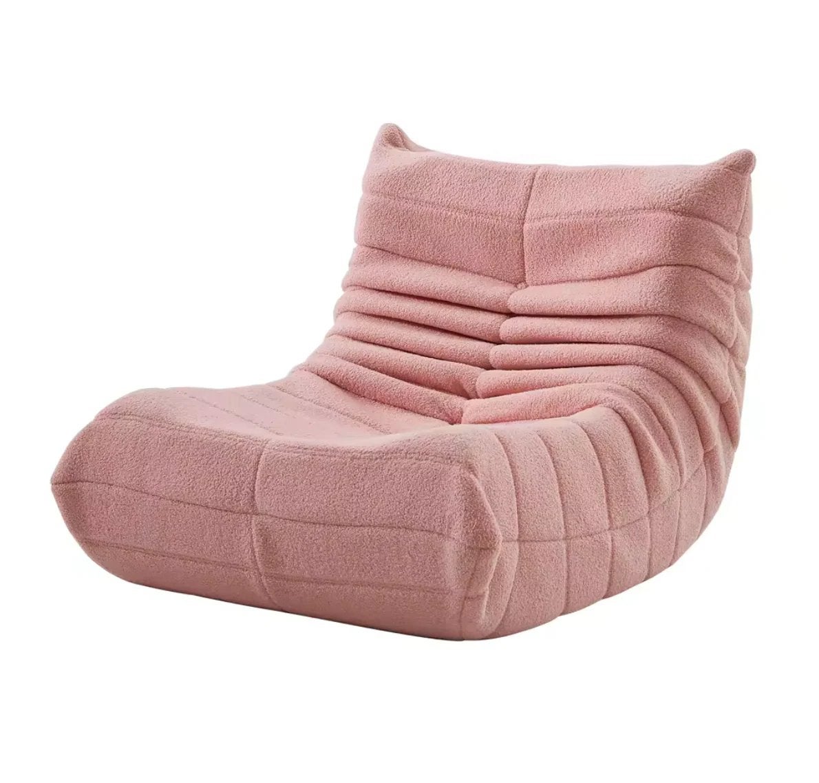 Coco Zitzakbank Roze – Luxe Vloerstoel Comfort, Huis en Inrichting, Zitzakken, Verzenden, Nieuw