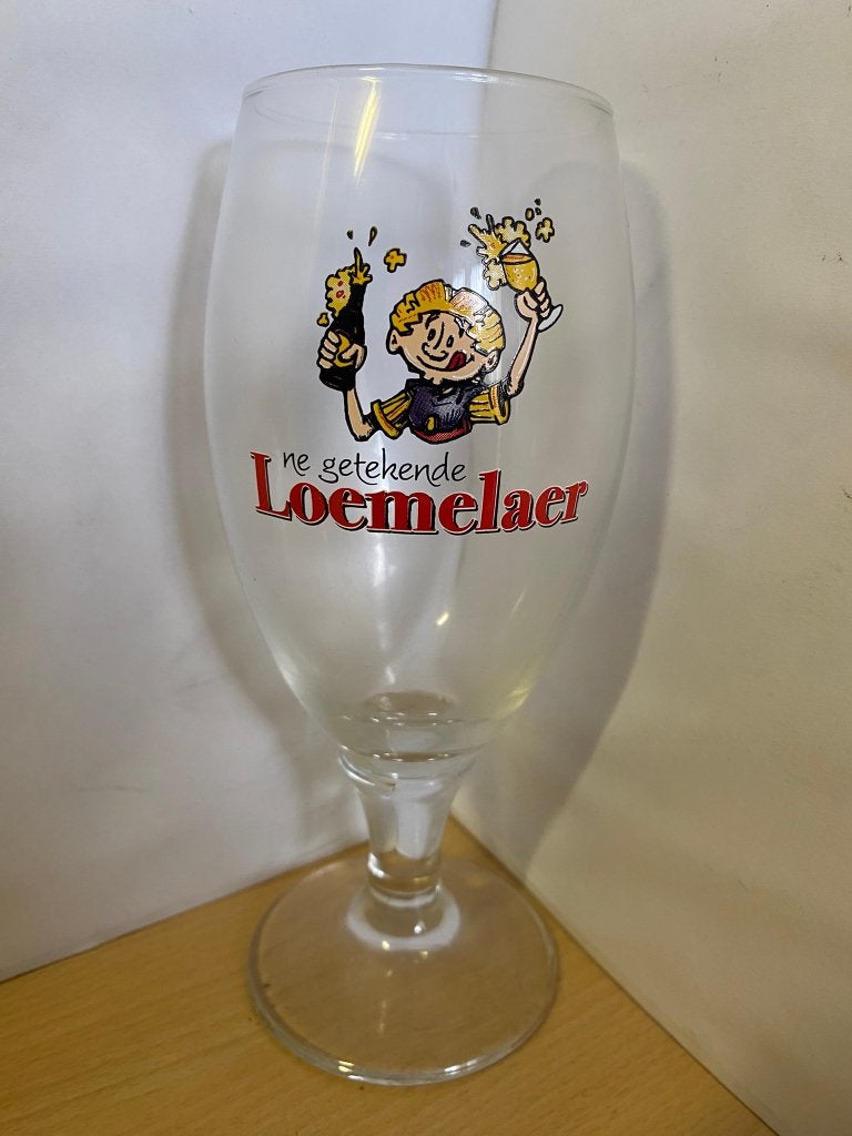 Loemelaer bierglas 25cl Brouwerij Amai, Ophalen of Verzenden, Zo goed als nieuw, Glas of Glazen, Overige merken