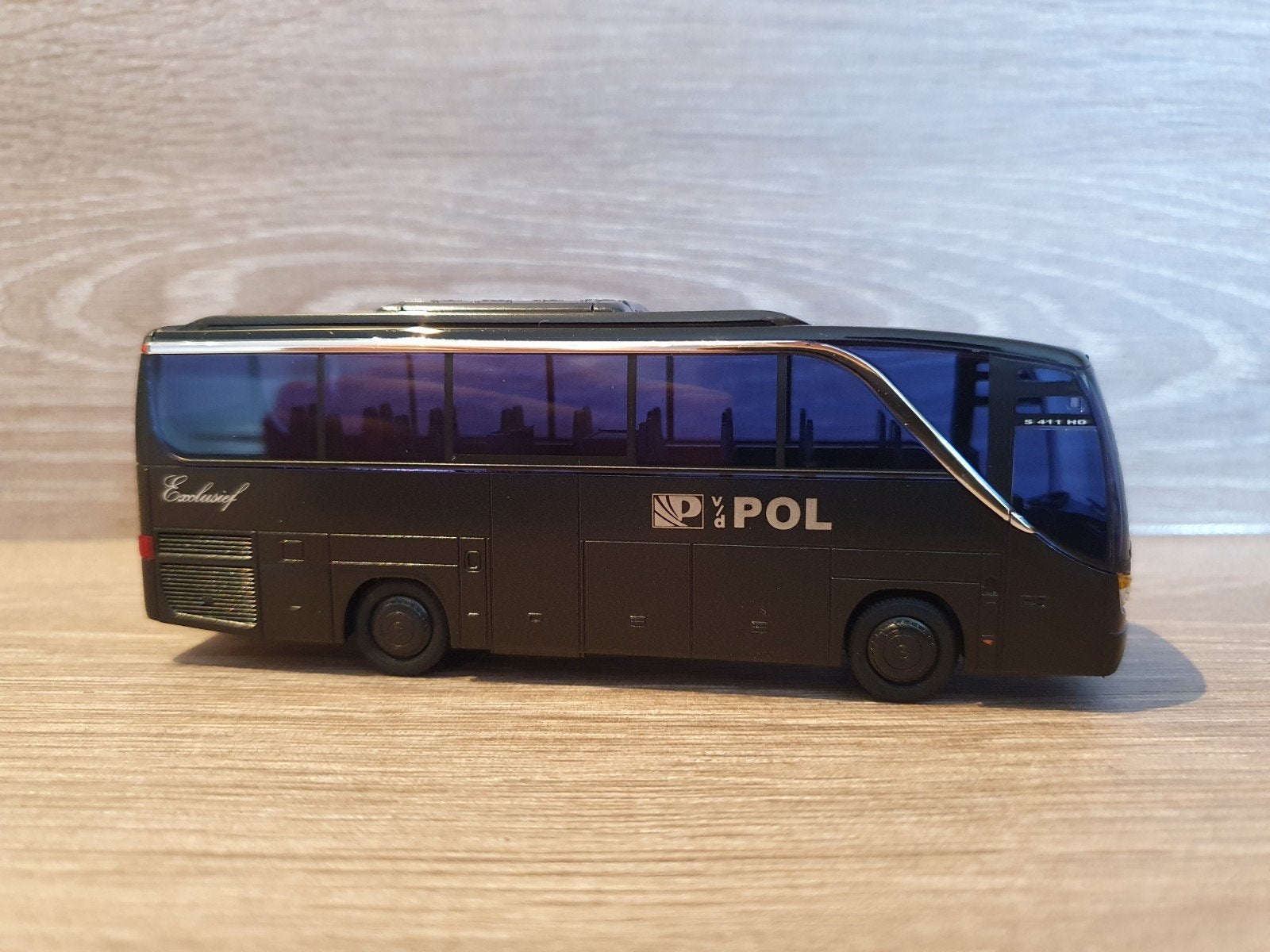 AWM Setra S411 HD van de Pol Exclusief bus 1:87, Ophalen of Verzenden, Nieuw, Bus of Vrachtwagen, AWM