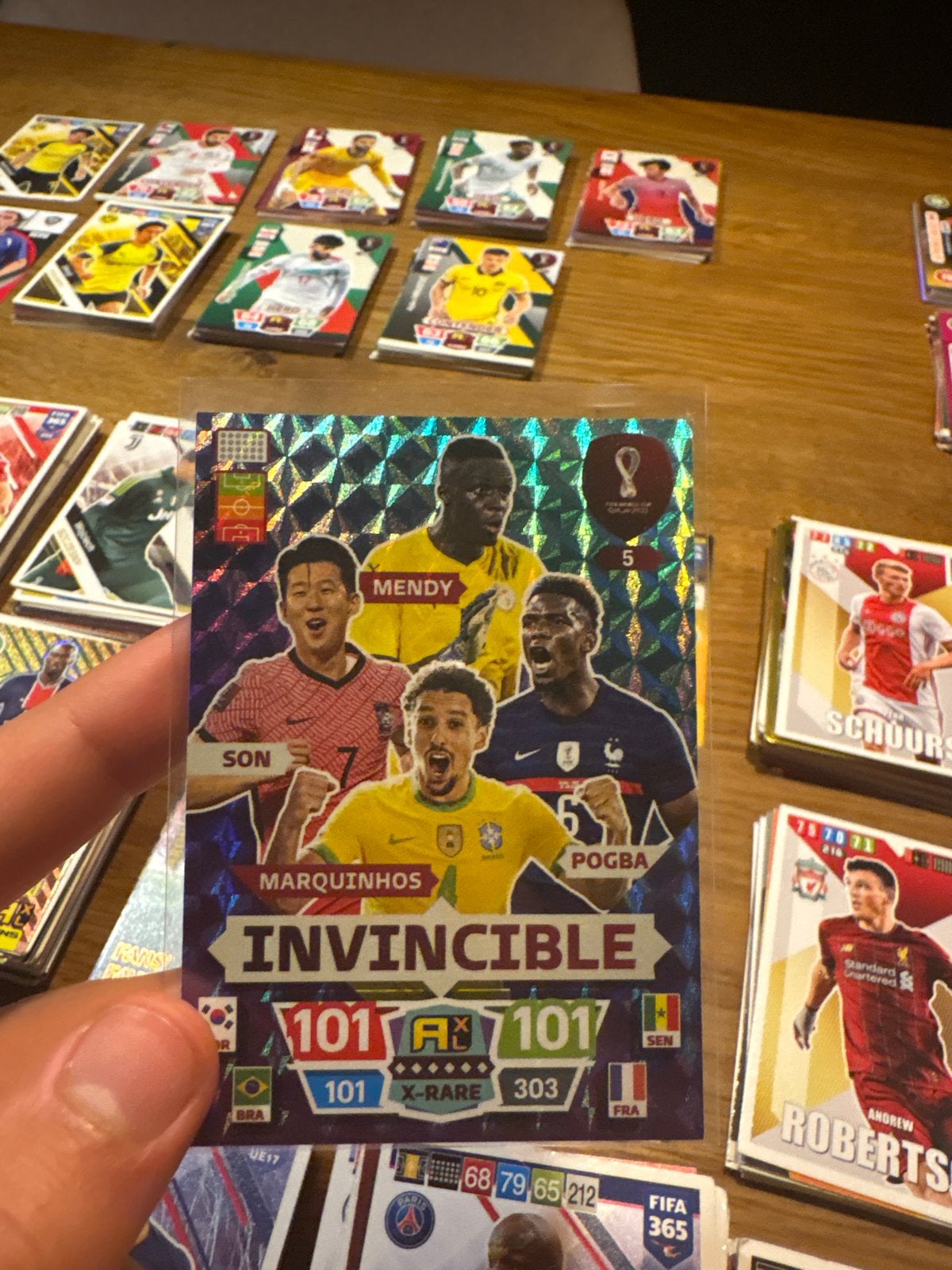 Panini Adrenalyn XL FIFA World Cup 2022 Invincible kaart, Ophalen of Verzenden, Zo goed als nieuw, Losse kaart, Foil