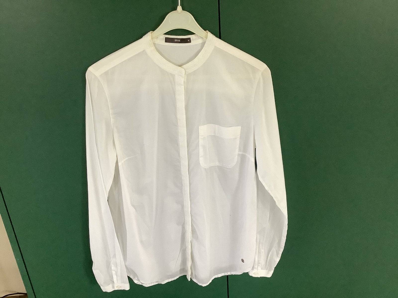 Feelgood blouse merk Brax, Kleding | Dames, Blouses en Tunieken, Verzenden, Zo goed als nieuw, Maat 38/40 (M), Wit