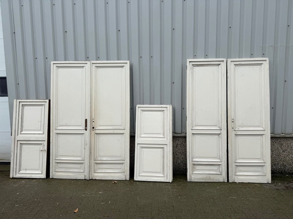 2 sets massieve ensuitedeuren met bovenlicht, La belle porte, Jurgen.hoogenboezem@gmail.com, Binnendeur, Ophalen of Verzenden