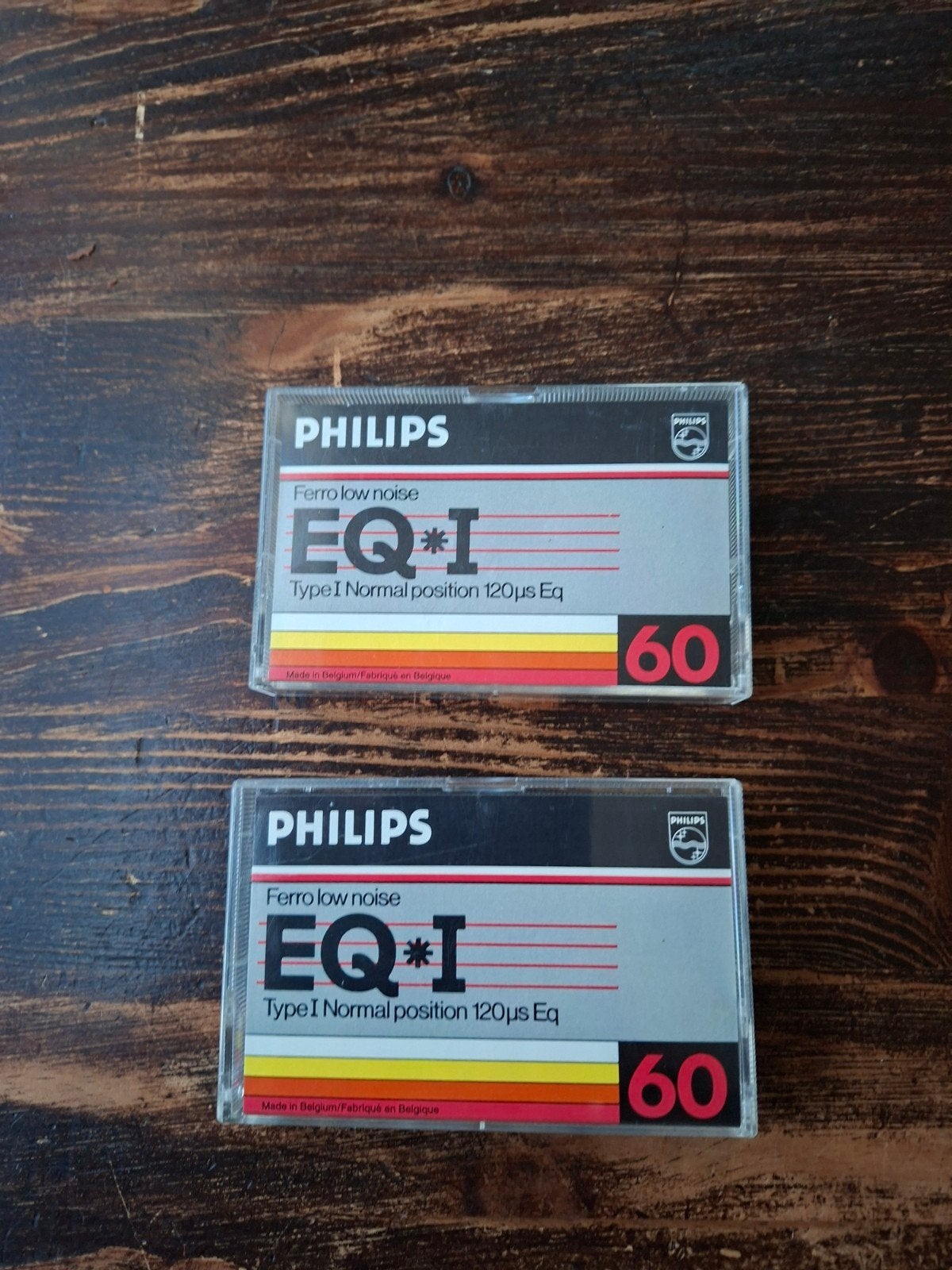 nieuwstaat 2X cassettebandje Philips EQ-1 60, Cd's en Dvd's, Cassettebandjes, Ophalen of Verzenden, Zo goed als nieuw, Overige genres