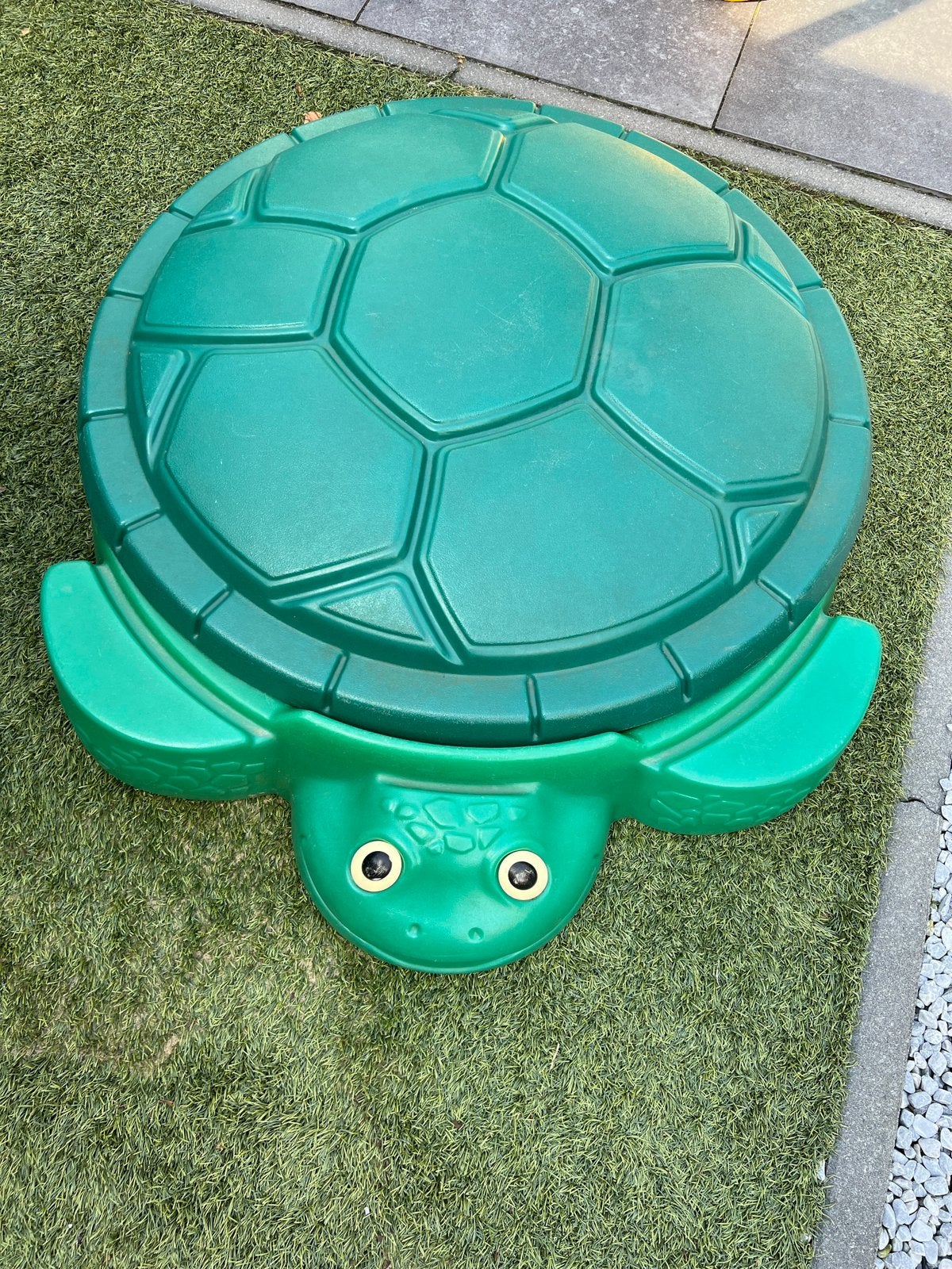 Little Tikes Schildpad Zandbak met deksel (in nette staat), Ophalen, Zo goed als nieuw