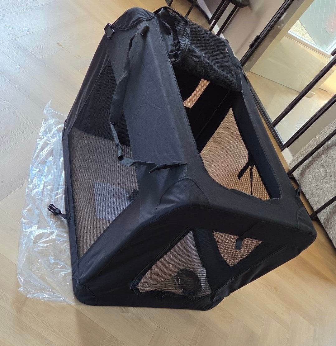 Honden slaap en reis bench XXL zwart (nieuw), Ophalen of Verzenden, Nieuw