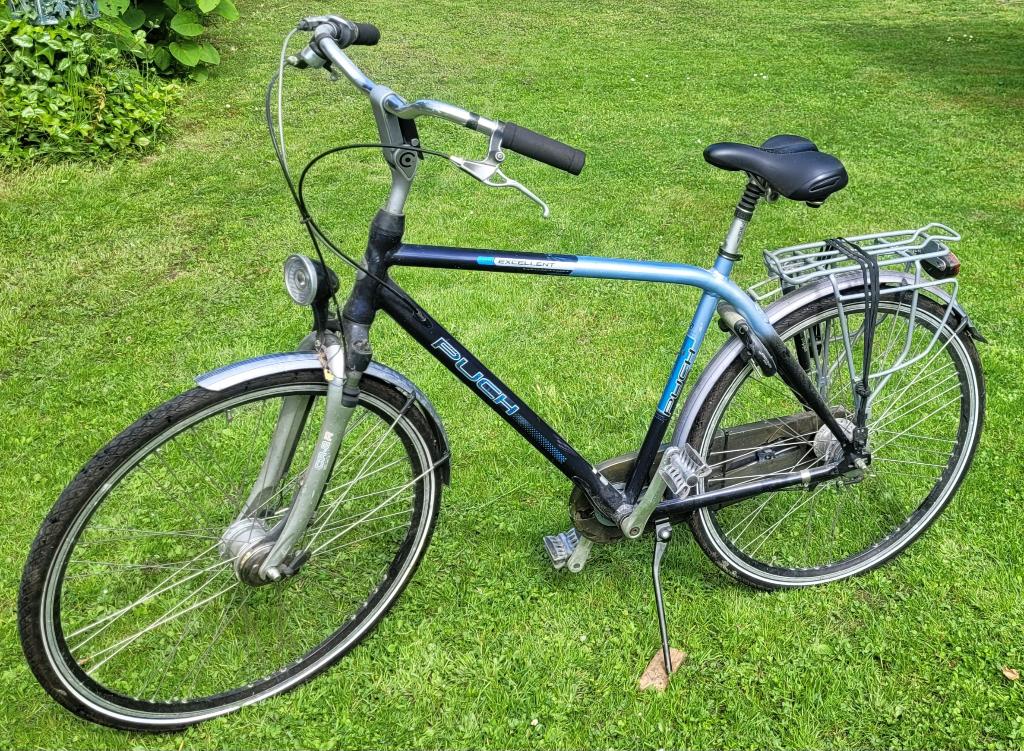 Herenfiets Puch 28", Gebruikt, Versnellingen, Trommelrem, Ophalen