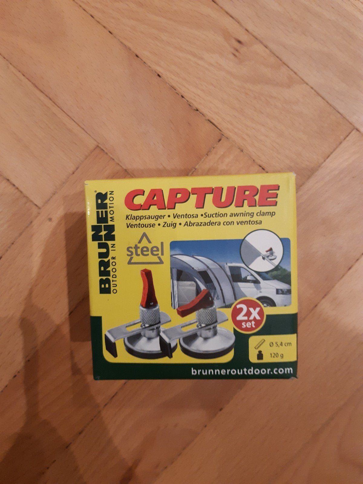 Brunner Capture zuignappen klem losse luifel camping, Ophalen of Verzenden, Nieuw
