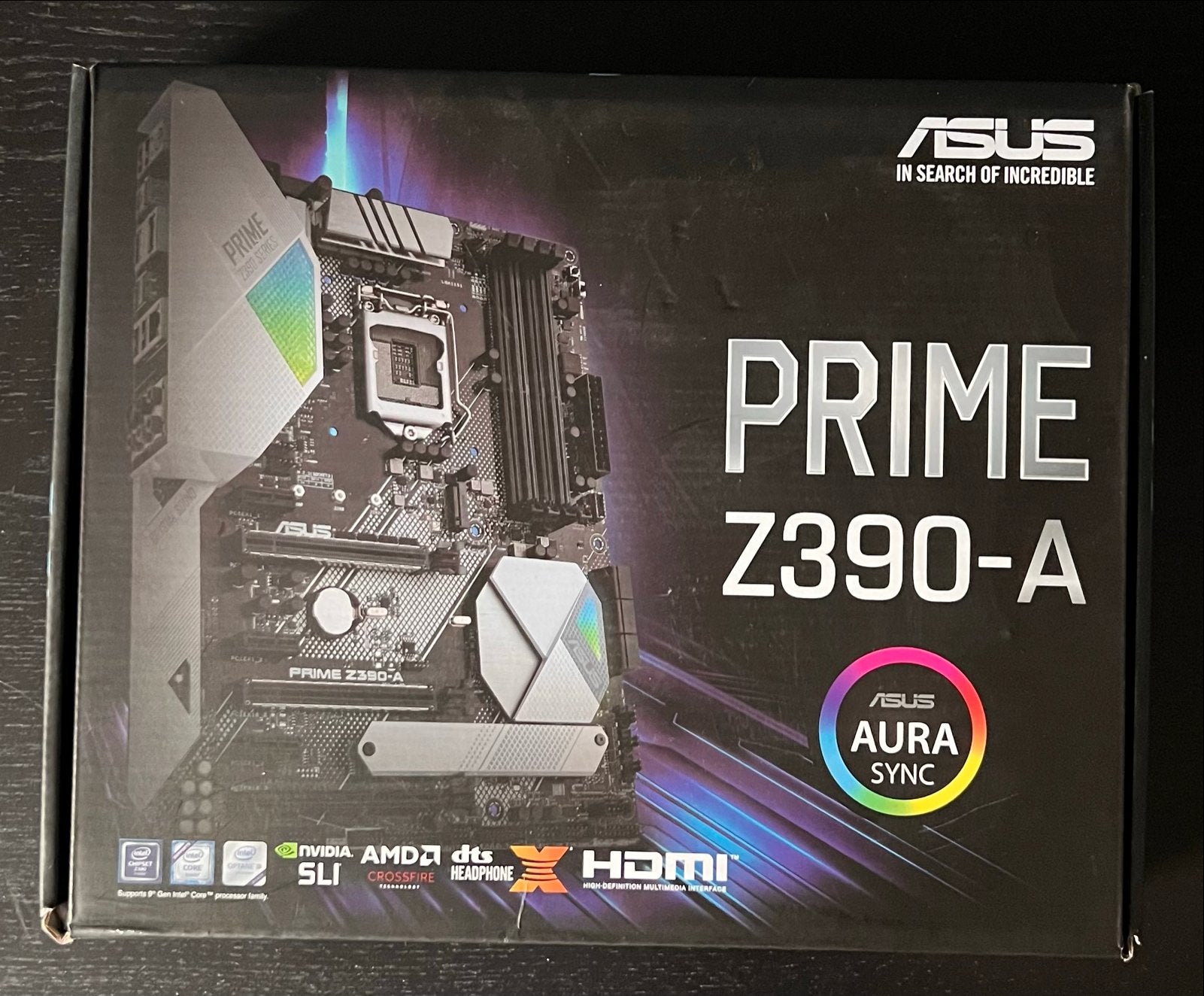 ASUS Prime Z390-A Moederbord - Zo goed als nieuw, Computers en Software, Ophalen of Verzenden, Zo goed als nieuw, Intel, DDR4