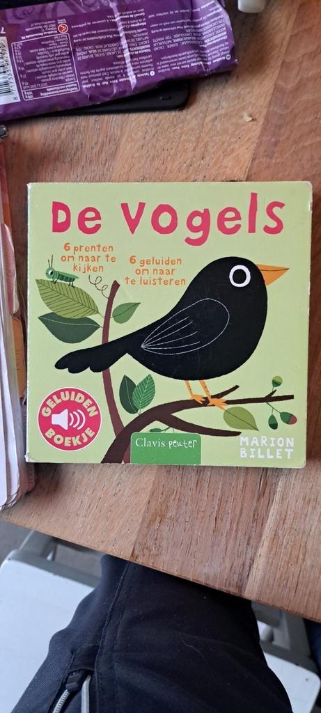 De vogels geluidenboekje Marion Billet, Boeken, Kinderboeken | Baby's en Peuters, Ophalen of Verzenden, Zo goed als nieuw, Marion Billet