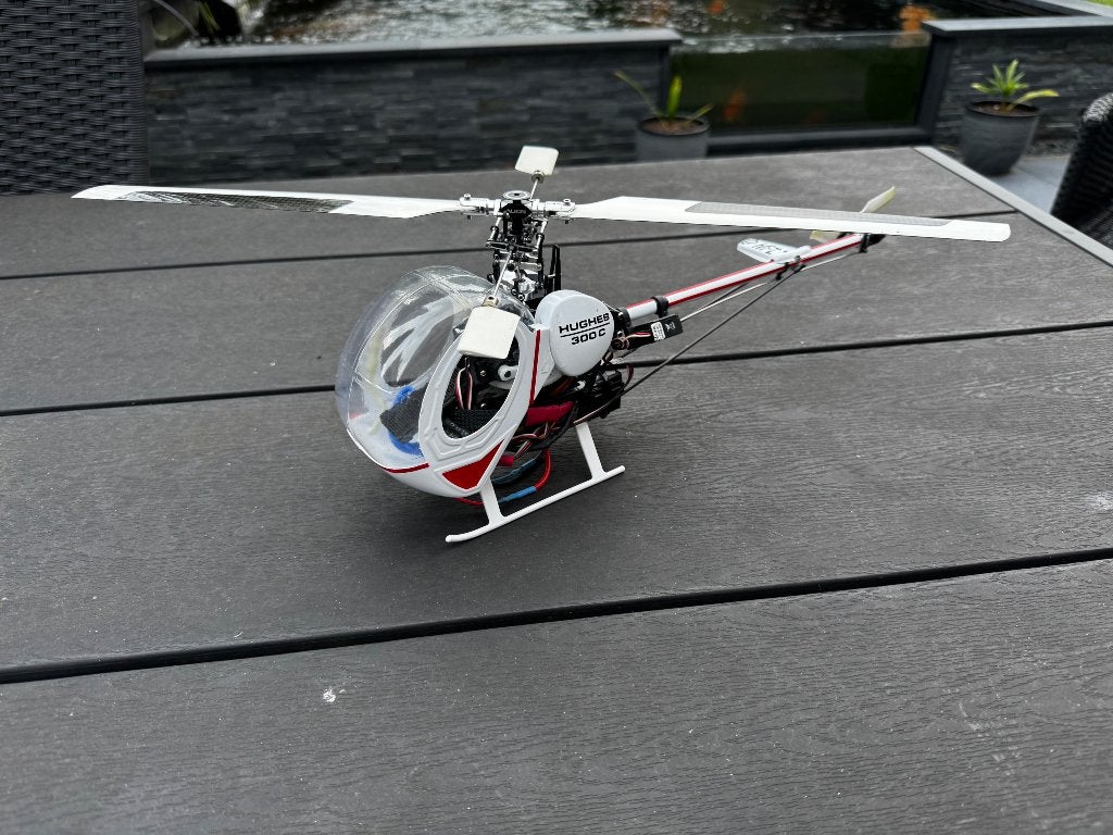 T Rex 250 Align met Hughes 300 C romp, Ophalen of Verzenden, Gebruikt, Elektro, Helikopter